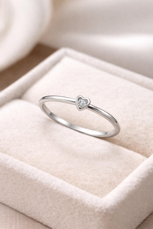 Anel Feminino Coração