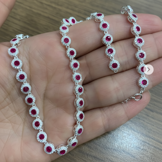 Colar Rubi Imperial